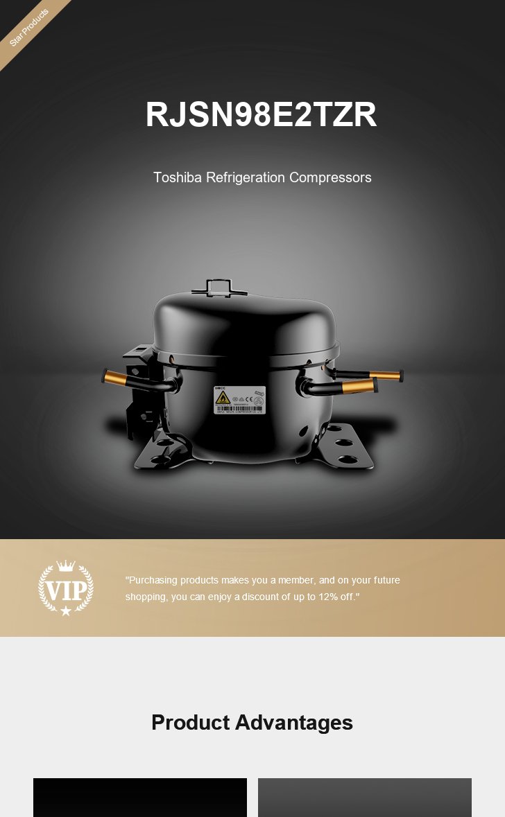 Toshiba Compressor RJSN98E2TZR, technical parameters pdf, structure diagram
